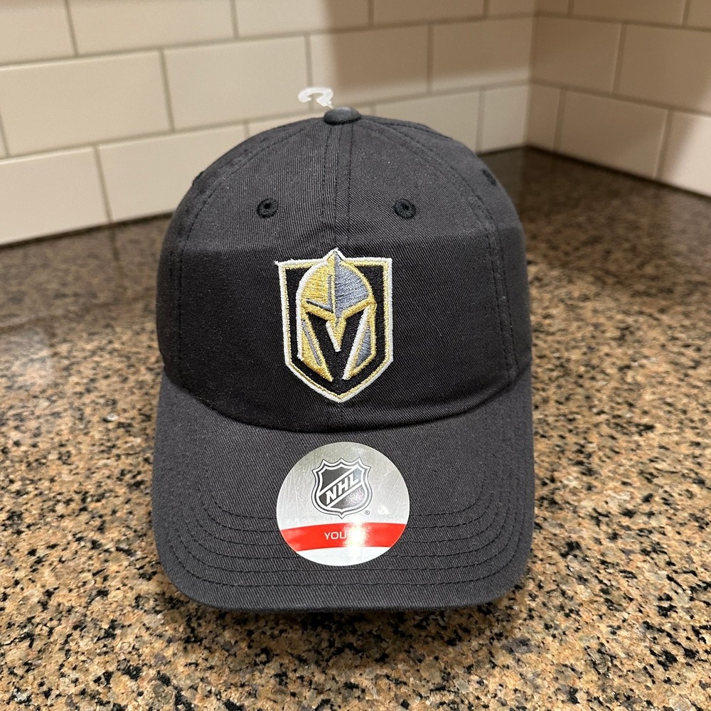 Vegas Golden Knights NHL Youth Baseball Cap Black Adjustable Cotton Hat New